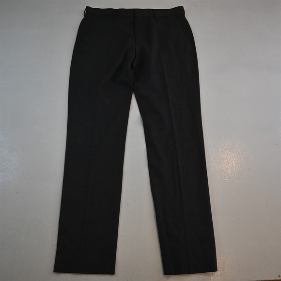 NEW J.Crew 32x34 Gray 3D Tollegno 1900 Wool Ludlow Slim J3422 Dress Mens Pants